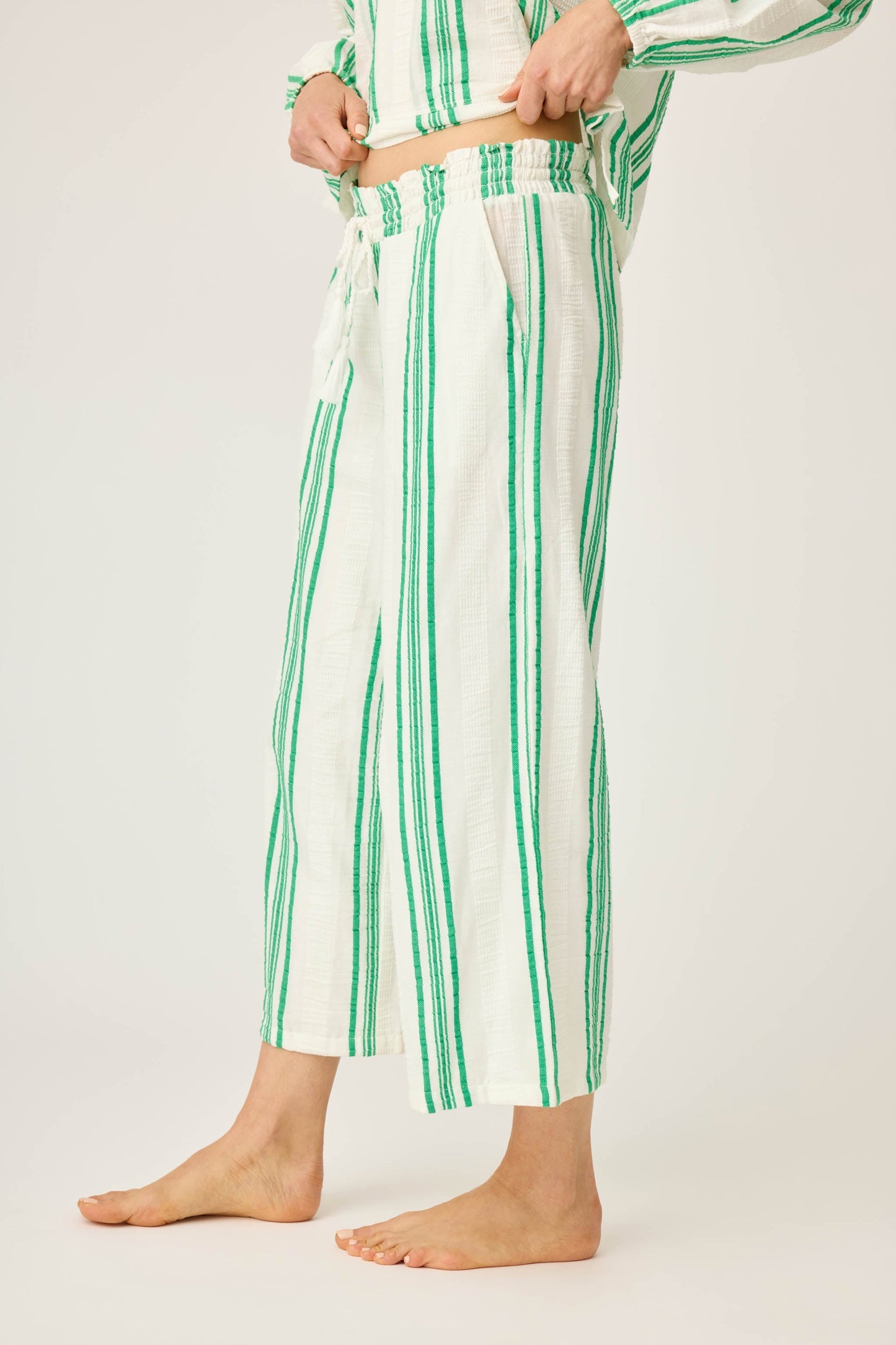 Beachcomber Wide Leg Cropped Pants