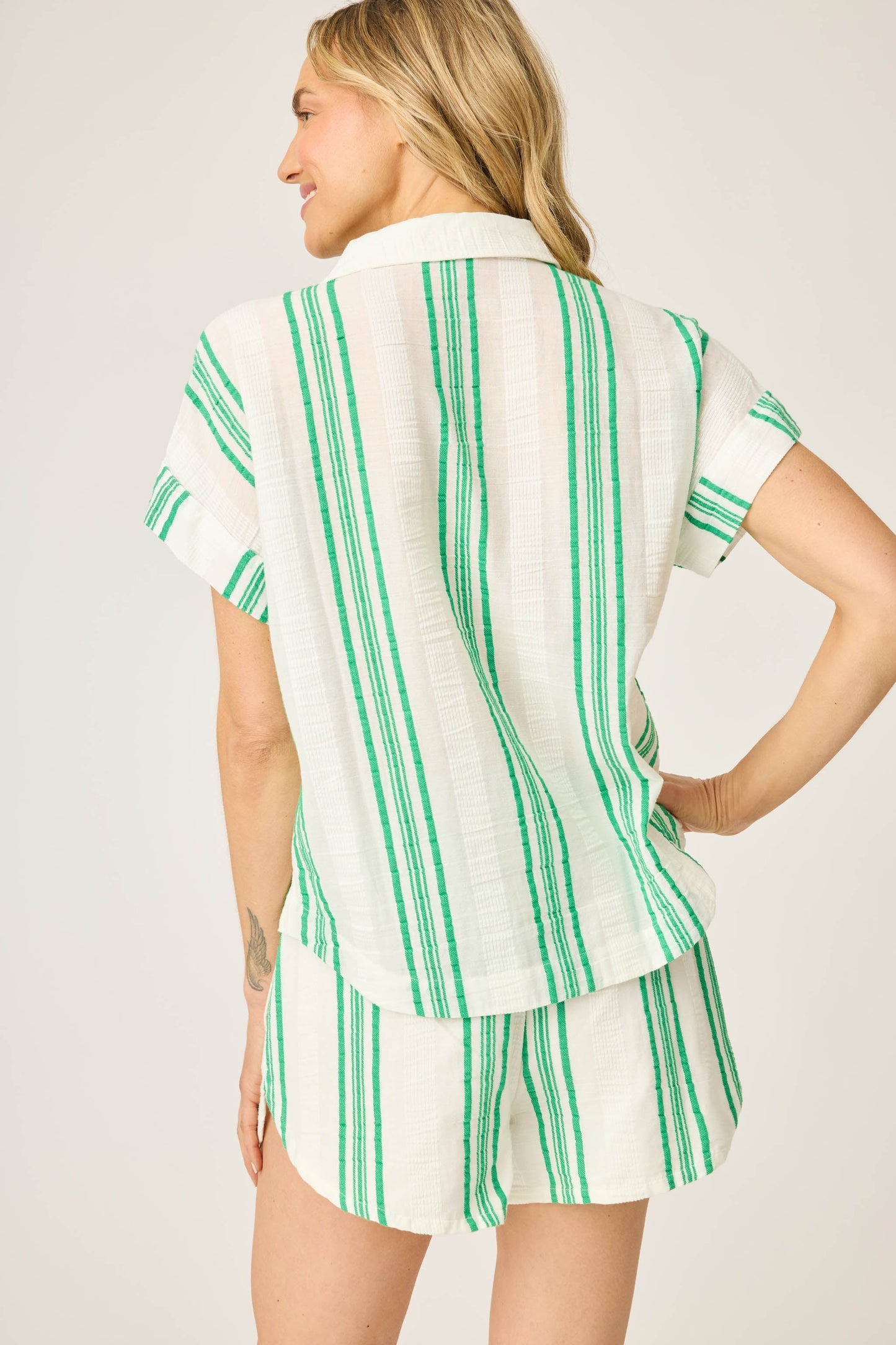 Beachcomber Short Sleeve Button Up